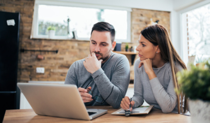 Couple Managing Finances.